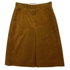 Holland & Holland London Corduroy Skirt 12 Brown Fox Hunting